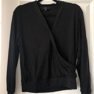 J. Crew Faux-Wrap Top
